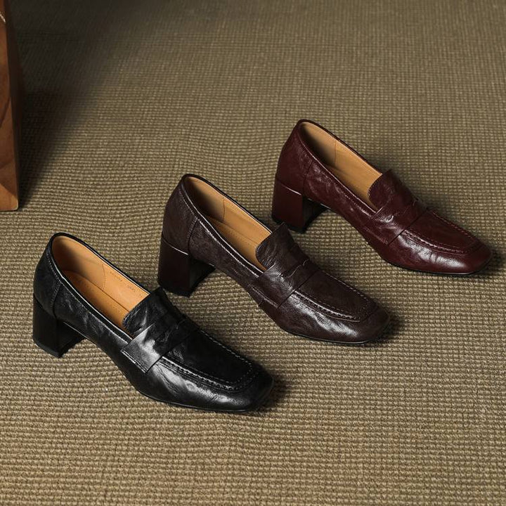 Kelly Genuine Leather Heels