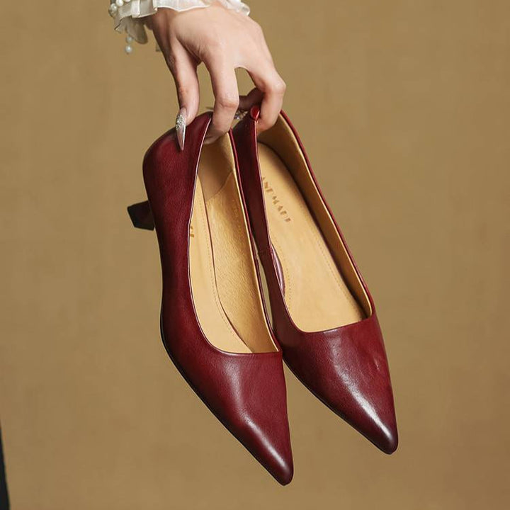 Mira Genuine Leather Heels