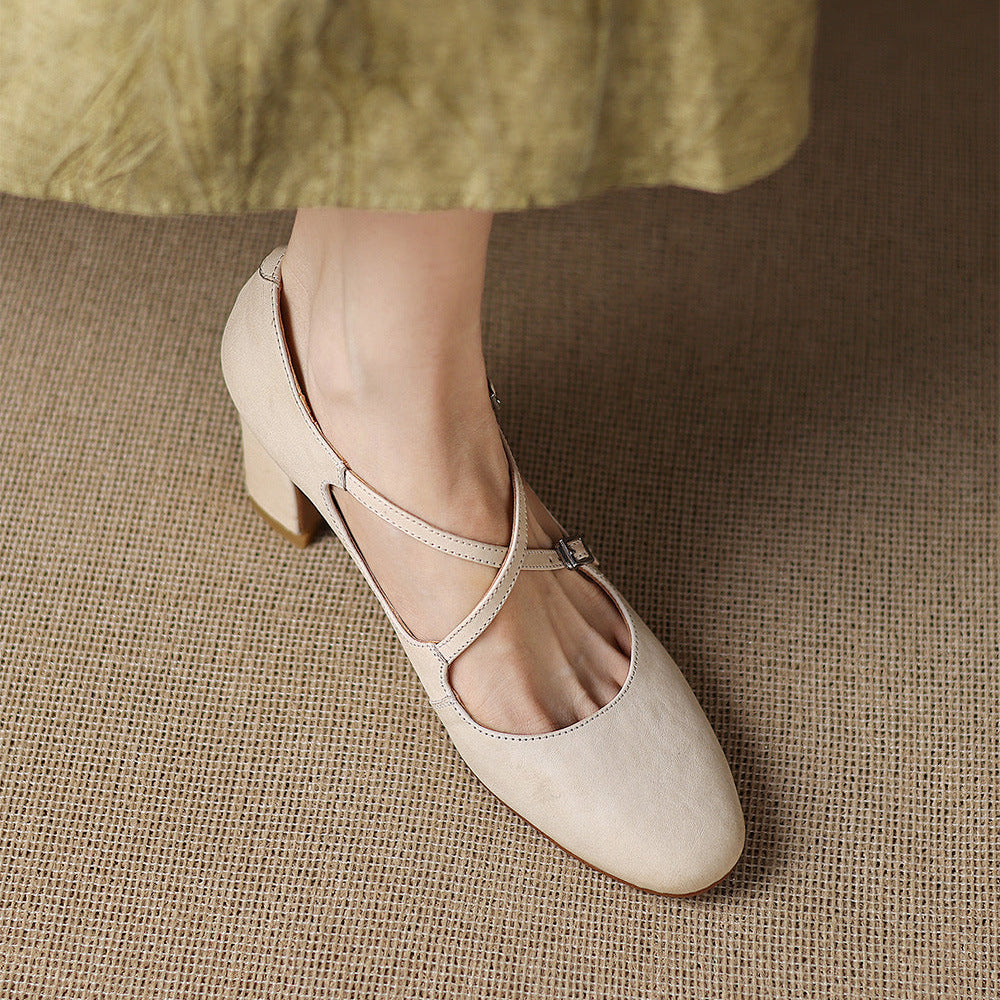 Faria Genuine Leather Heels