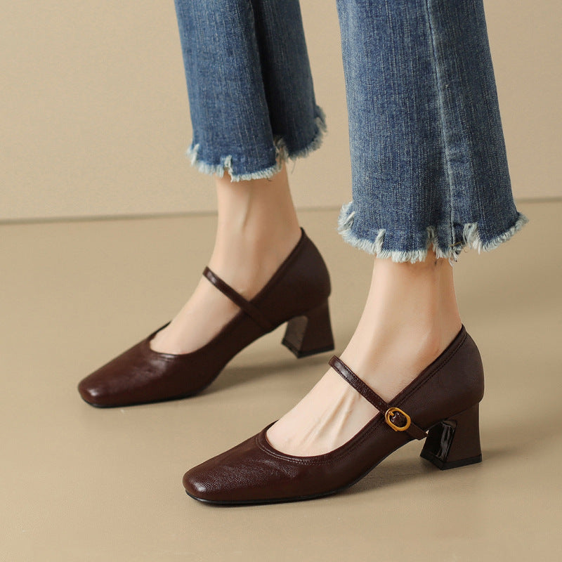 Santoni Leather Heels