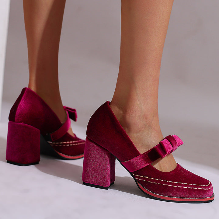 Elyth Velvet Loafers