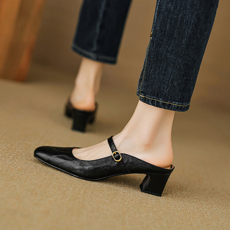 Cressi Genuine Leather Mules