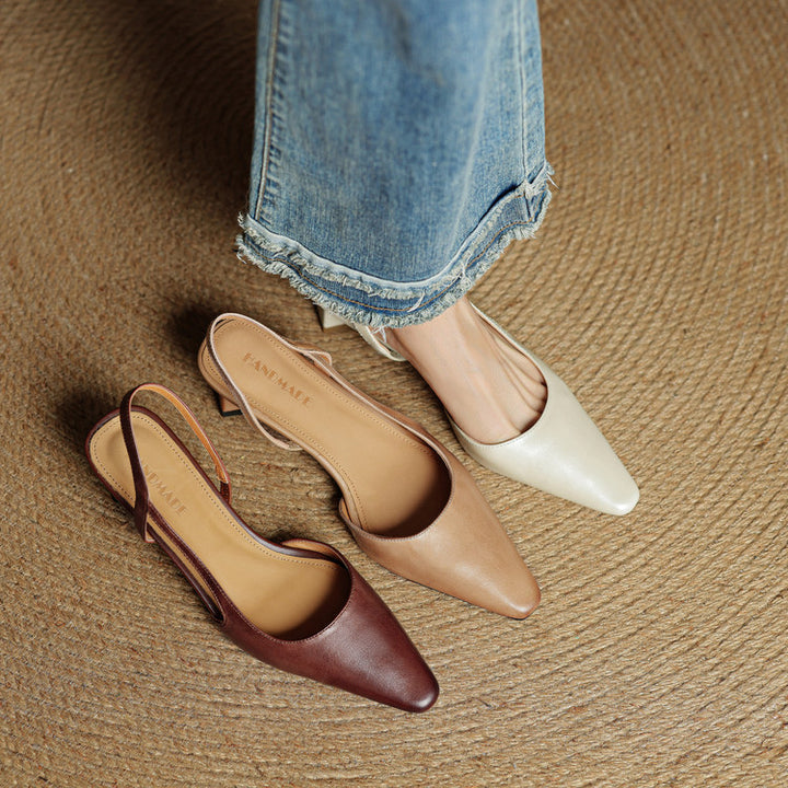 Emry Genuine Leather Heels