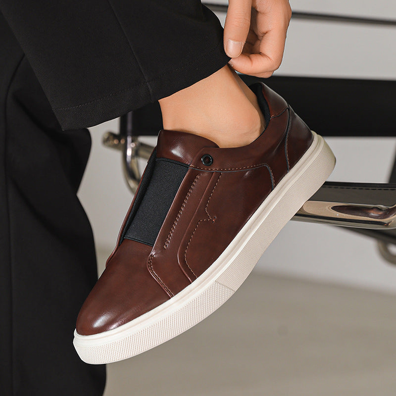 Corix Laceless Leather Sneakers