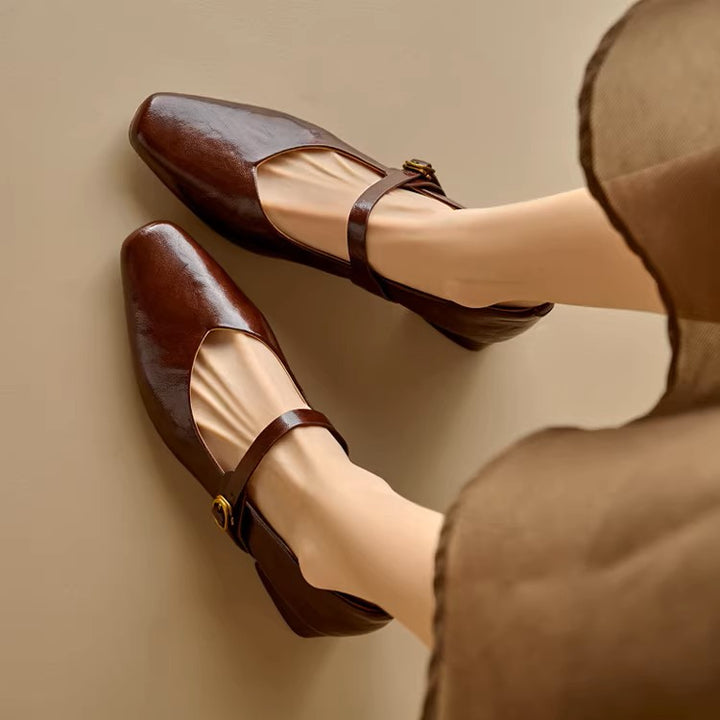 Tevan Genuine Leather Heels