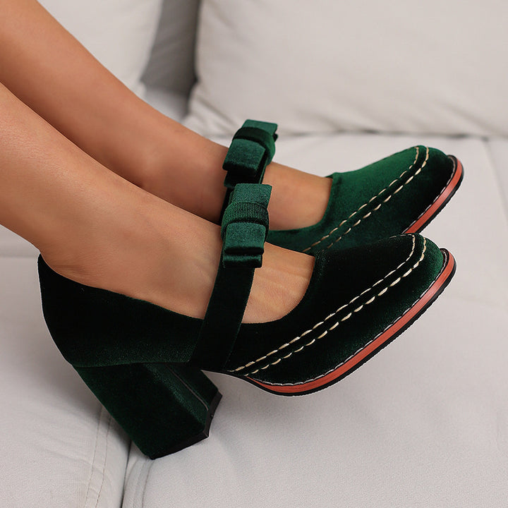 Elyth Velvet Loafers