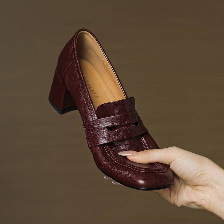 Kelly Genuine Leather Heels