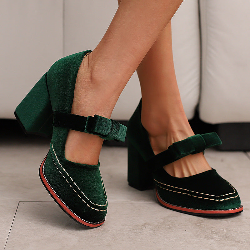 Elyth Velvet Loafers