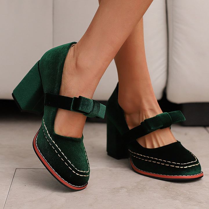 Elyth Velvet Loafers