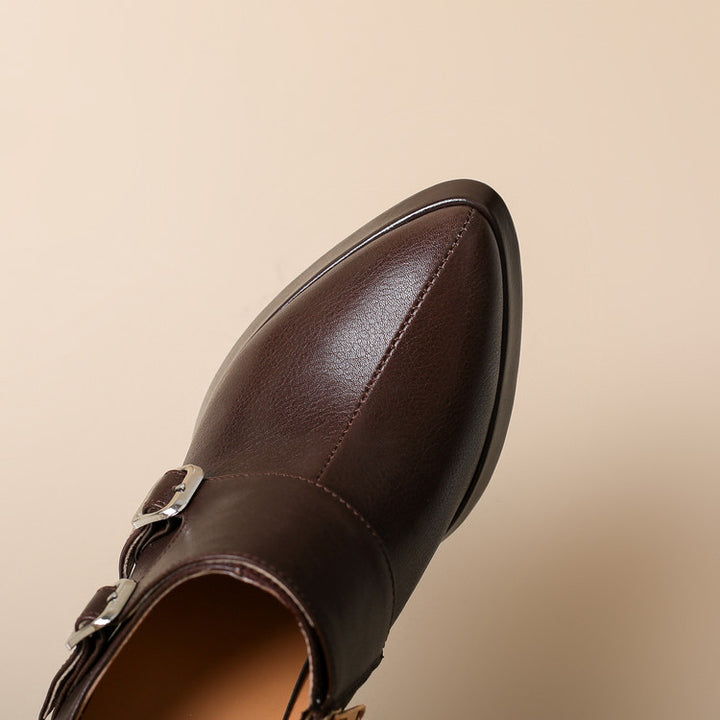 Amaya Genuine Leather Heels