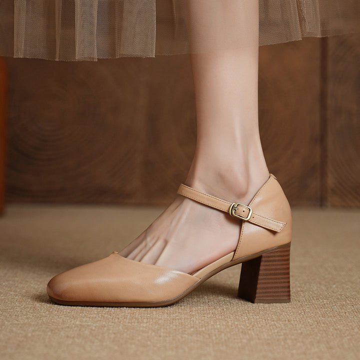 Amry Genuine Leather Heels