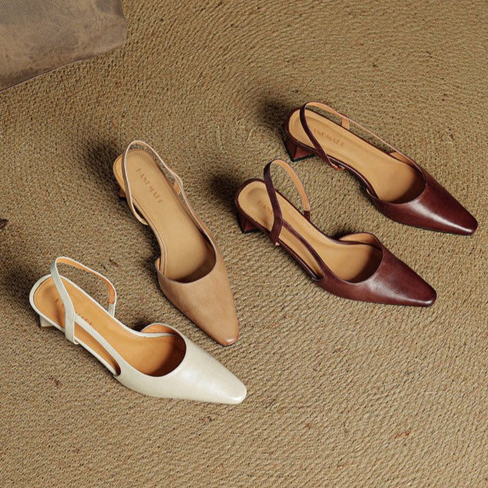 Emry Genuine Leather Heels