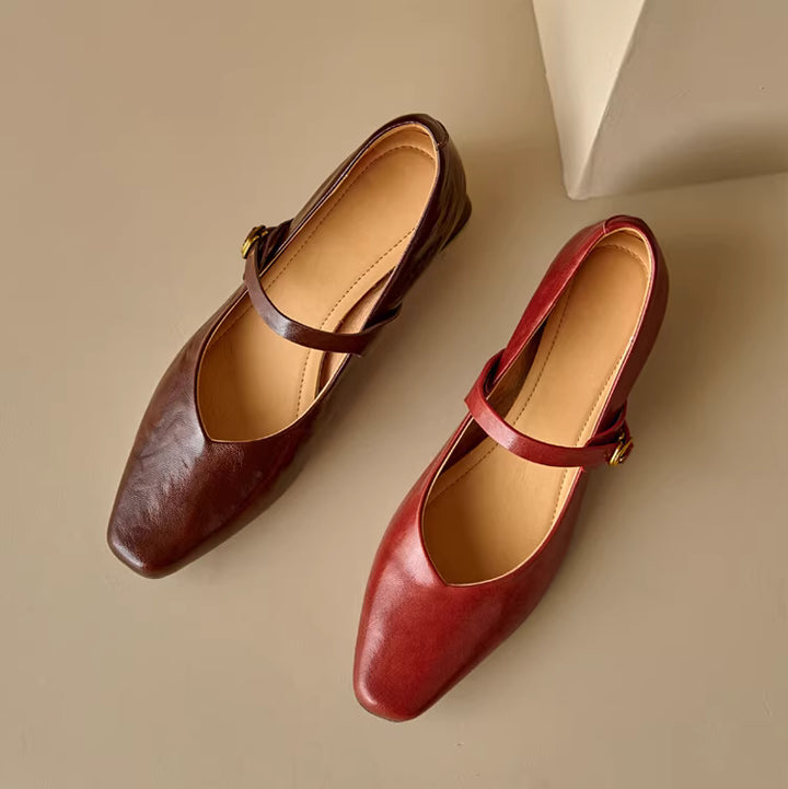 Tevan Genuine Leather Heels