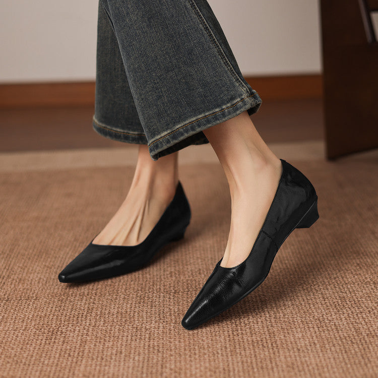 Kaela Genuine Leather Pumps