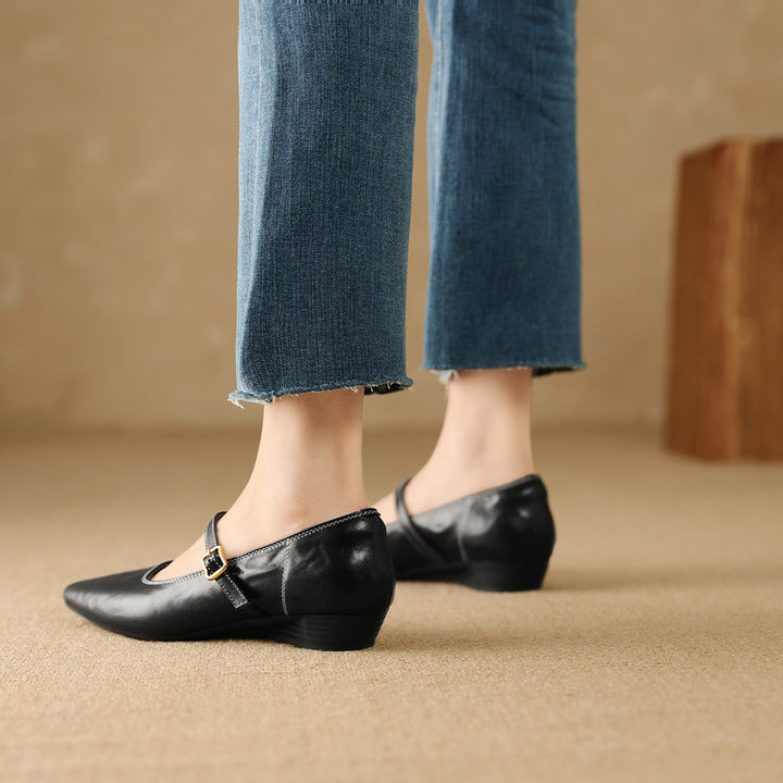Zule Genuine Leather Pumps