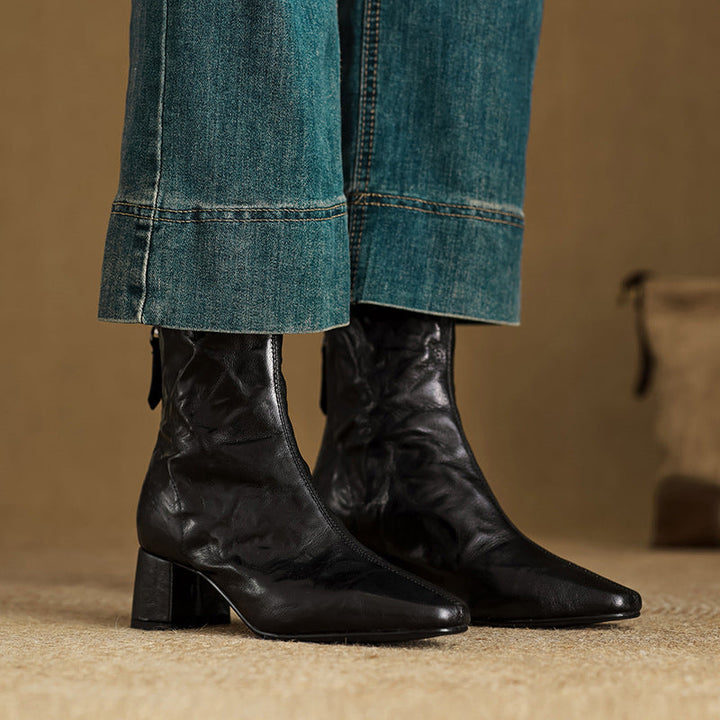 Riona Genuine Leather Boots