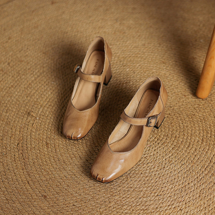 Nera Genuine Leather Heels