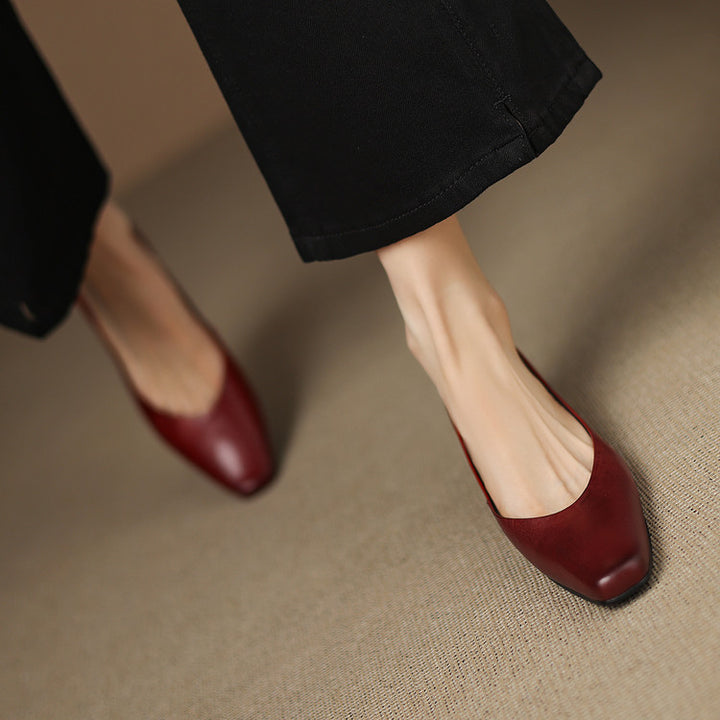 Mylie Genuine Leather Flats