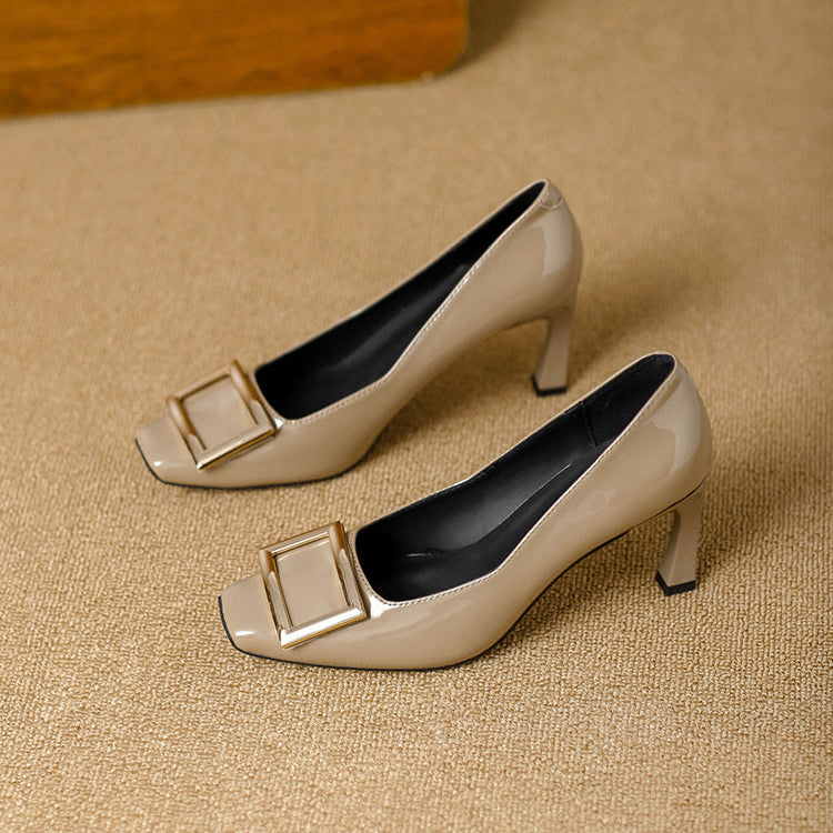 Gabria Genuine Leather Heels