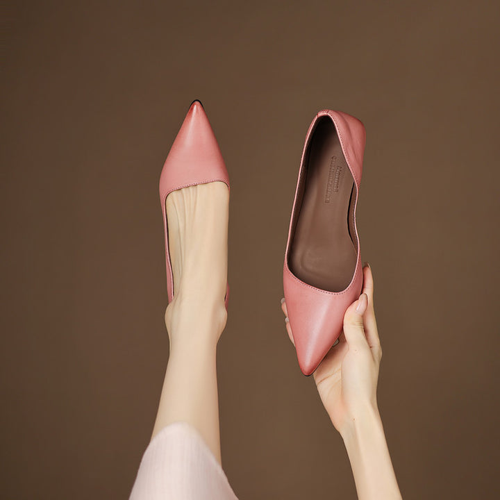 Bianka Genuine Leather Heels