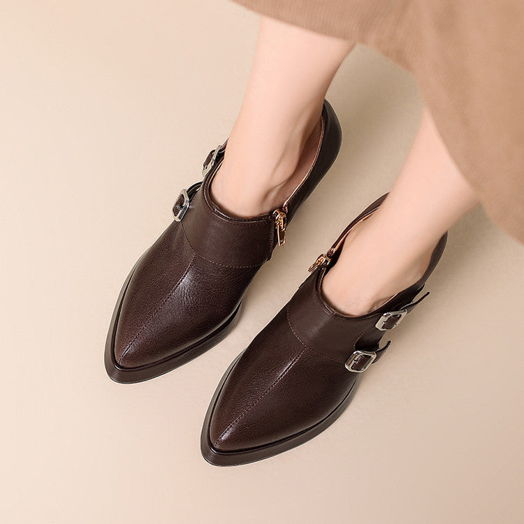 Amaya Genuine Leather Heels