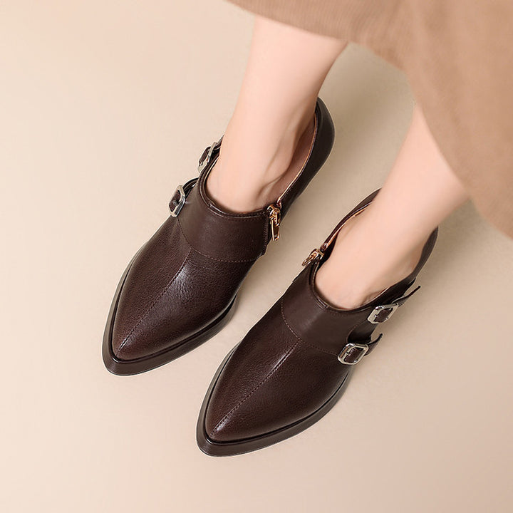 Amaya Genuine Leather Heels