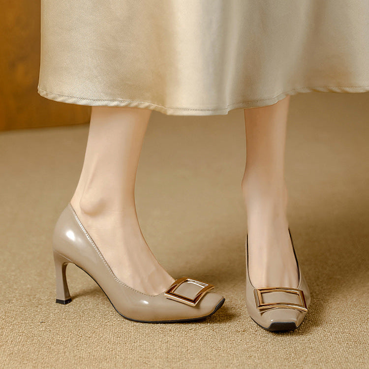 Gabria Genuine Leather Heels