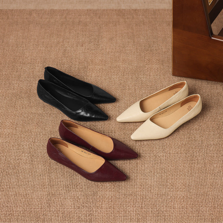 Kaela Genuine Leather Pumps