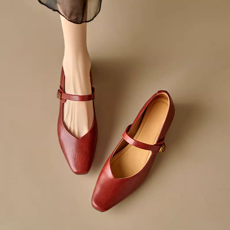 Tevan Genuine Leather Heels