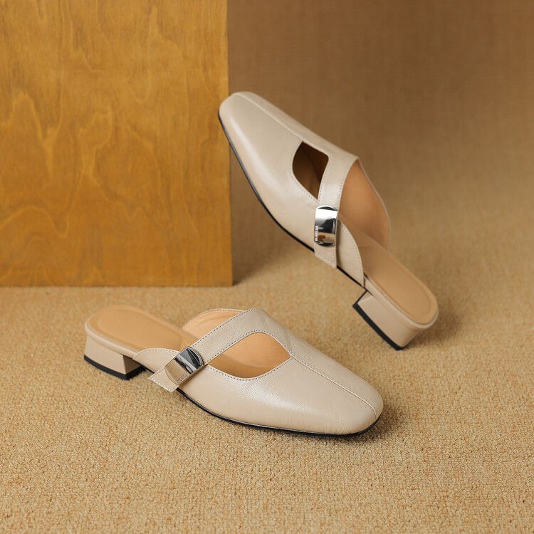 Anera Leather Mules