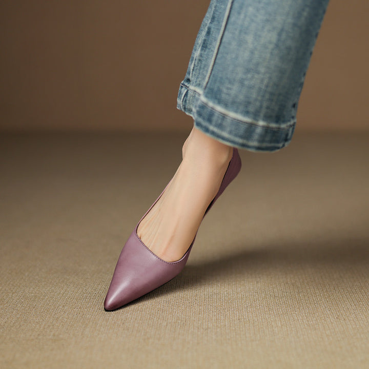 Bianka Genuine Leather Heels