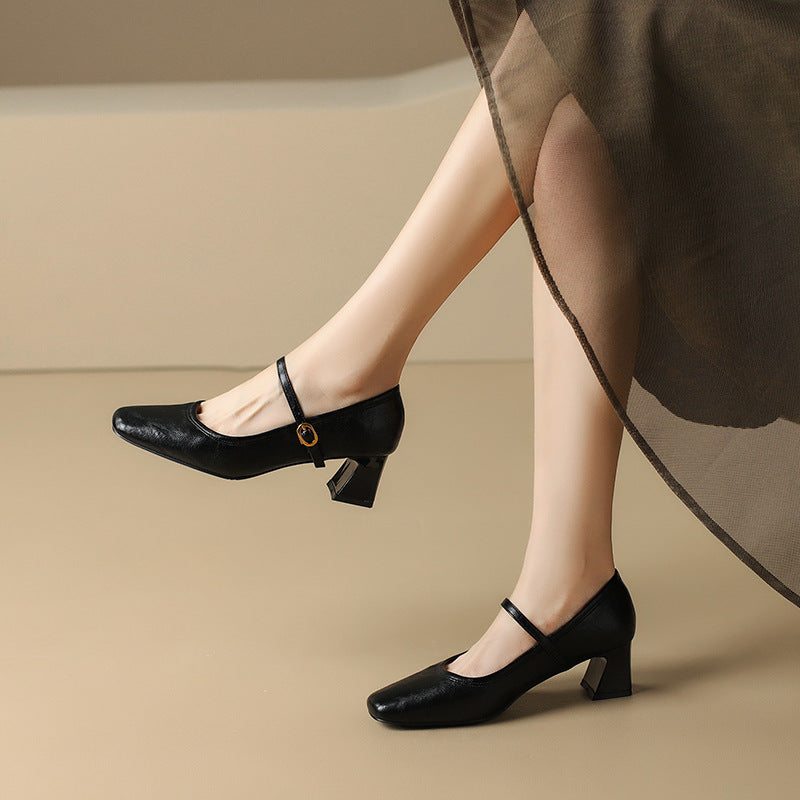 Santoni Leather Heels