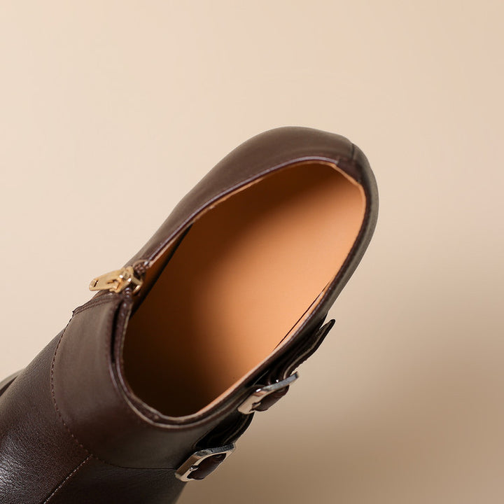 Amaya Genuine Leather Heels