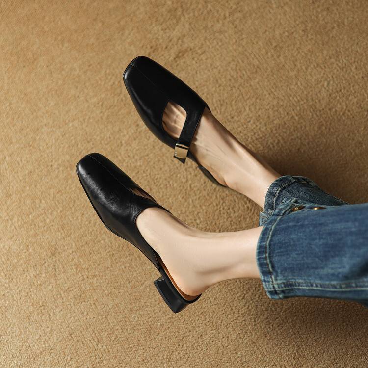 Anera Leather Mules
