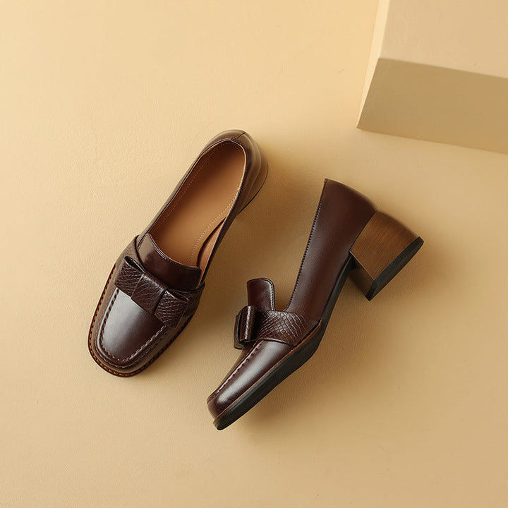 Pavla Genuine Leather Heels