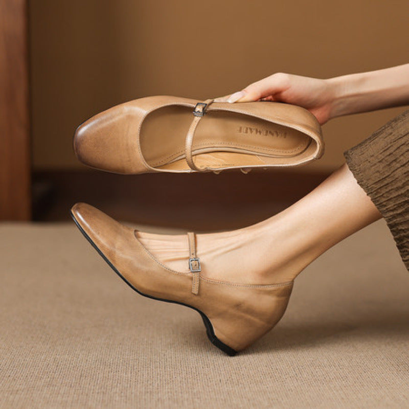 Nera Genuine Leather Pumps
