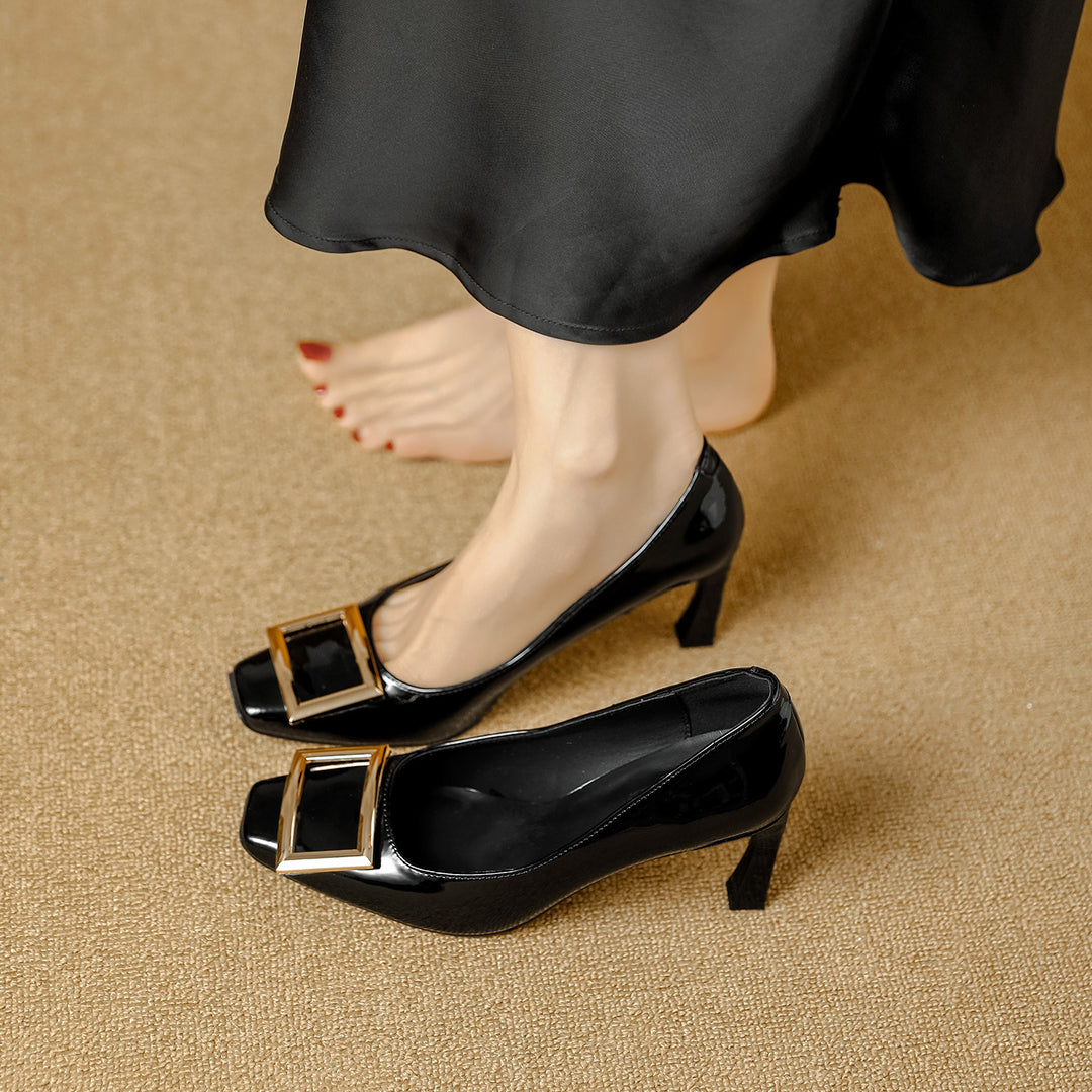 Gabria Genuine Leather Heels
