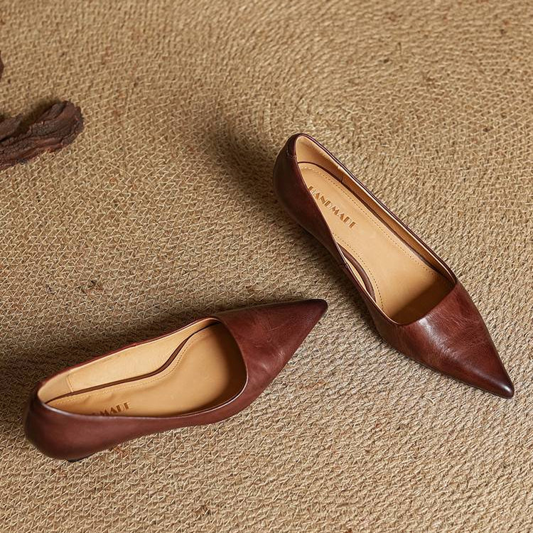 Mira Genuine Leather Heels