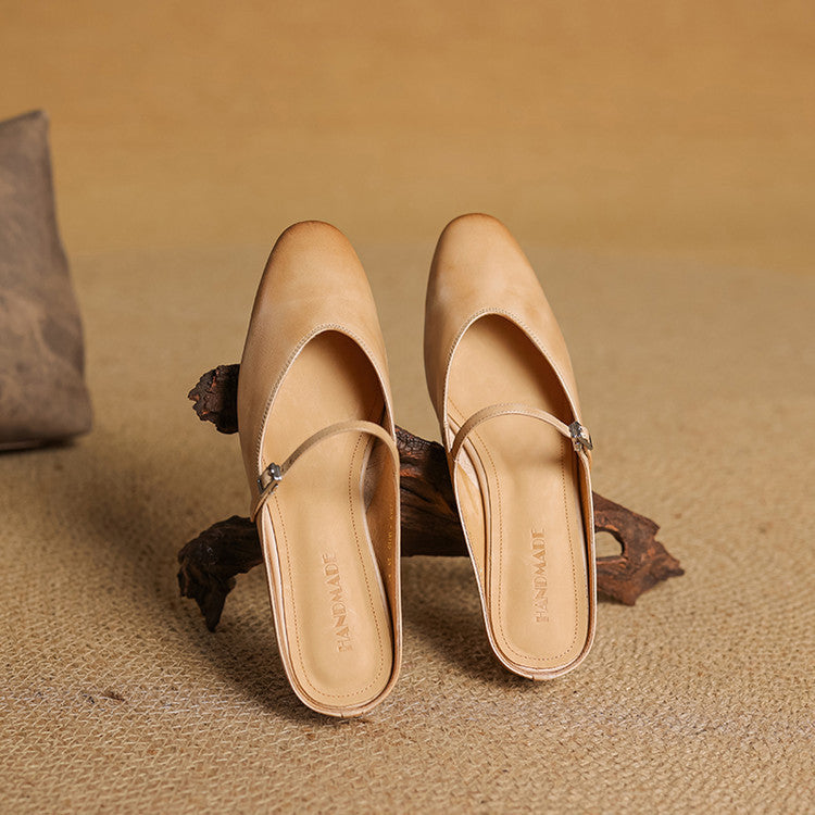 Monro Genuine Leather Mule