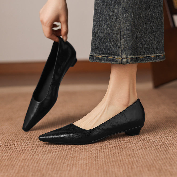 Kaela Genuine Leather Pumps