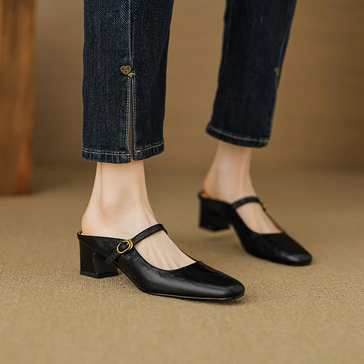 Cressi Genuine Leather Mules