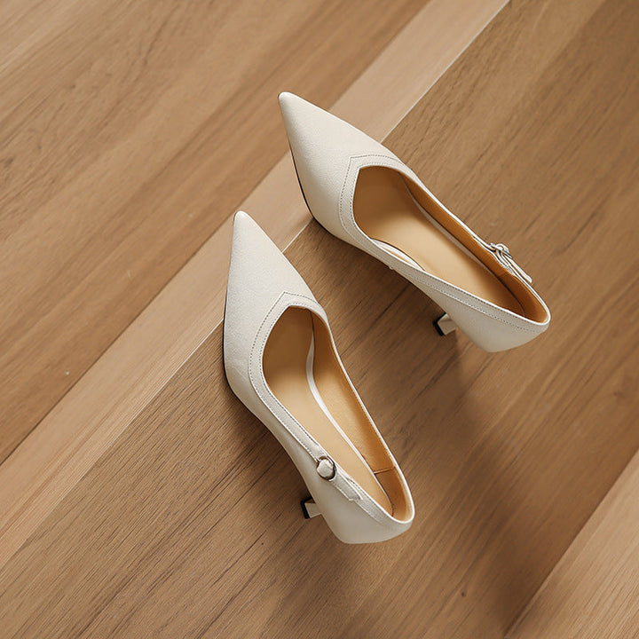 Valina Genuine Leather Heels