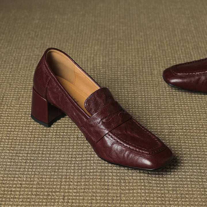 Kelly Genuine Leather Heels