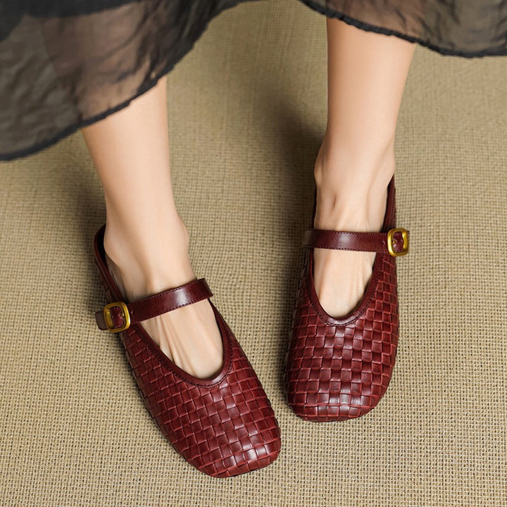 Teyli Genuine Leather Mules