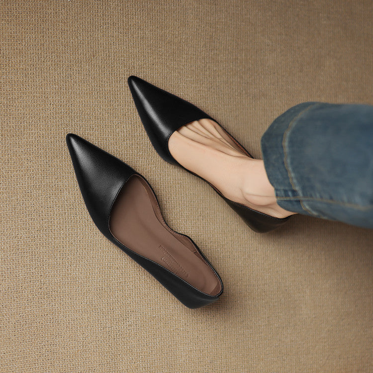 Bianka Genuine Leather Heels