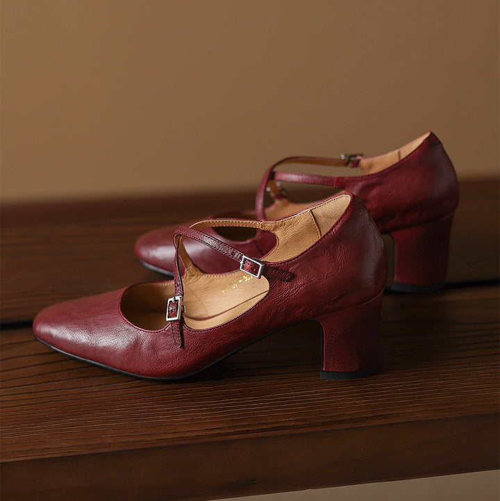 Faria Genuine Leather Heels