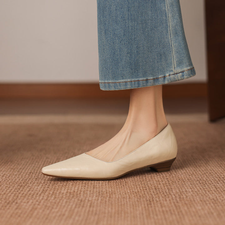 Kaela Genuine Leather Pumps