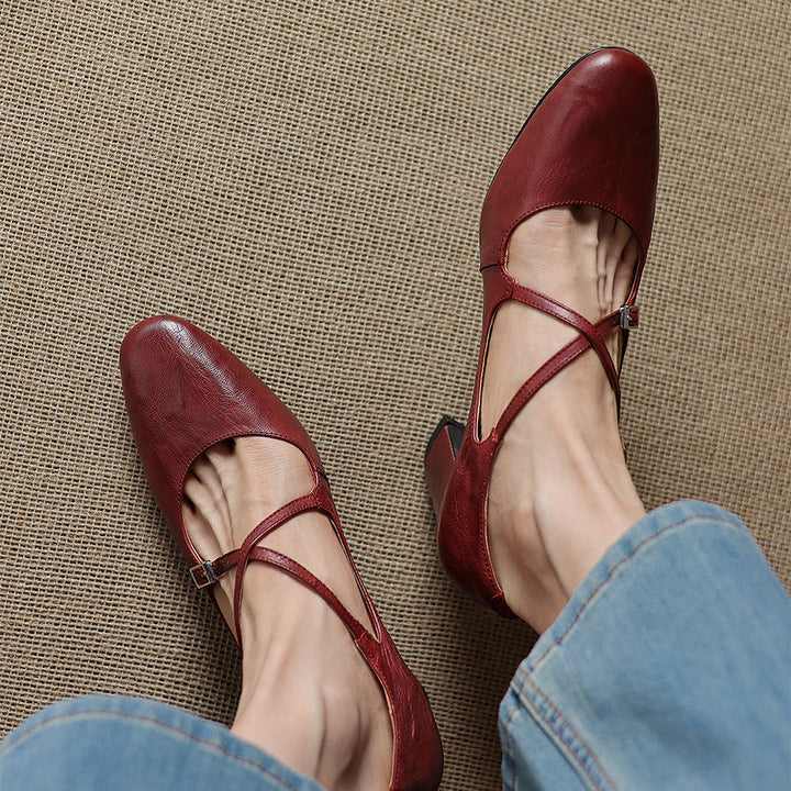 Faria Genuine Leather Heels