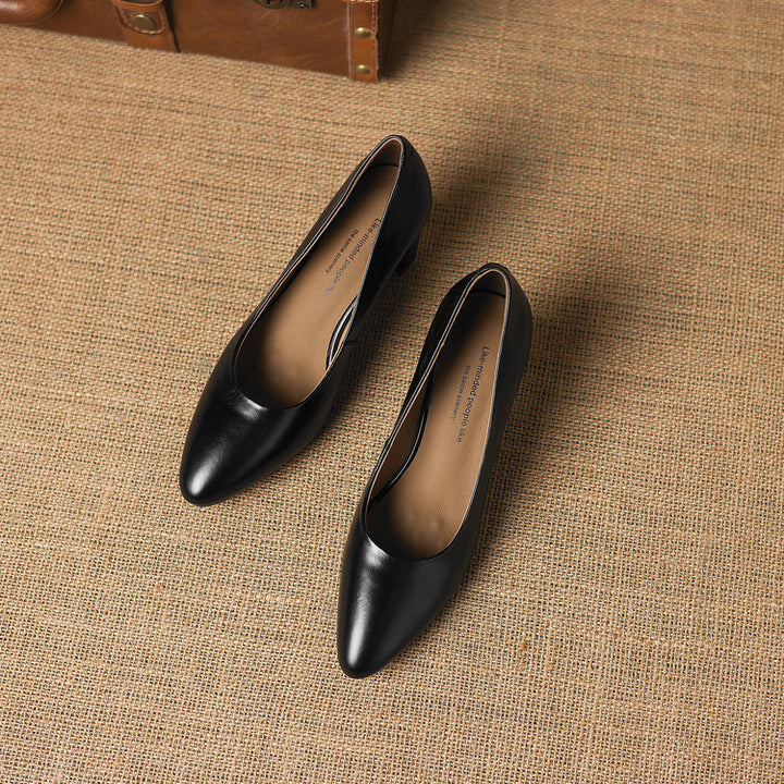 Narin Genuine Leather Heels