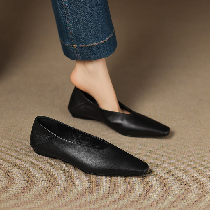 Demir Genuine Leather Flats
